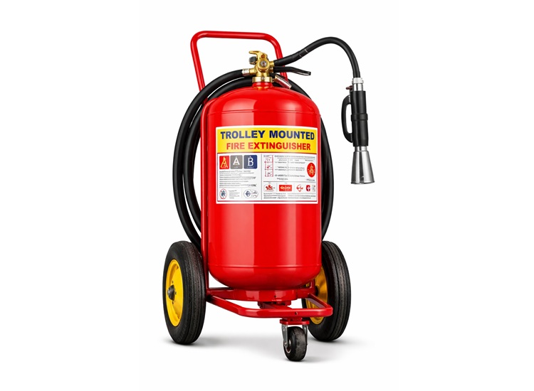 Trolley Mounted Fire Extinguisher
